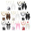 5pcs Multifunctional Plush Ball Charm Set Bowknot-Section 5 3