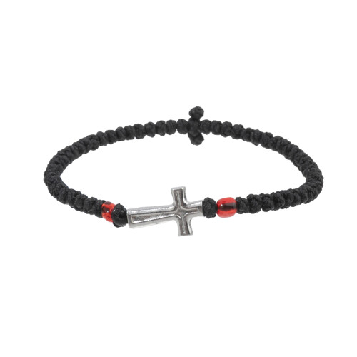 Bracelet de chaîne de bracelet de crucifix de construction-E.