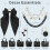 5pcs Multifunctional Plush Ball Charm Set Bowknot-Section 5 6