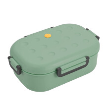 Bento Box for Adults Kids, 1000ML Lunch Box for Children, Leakproof Dishwasher Safe with 2 Compartments(Green)