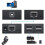 2X 120M USB Extender 4 Port USB1.1 Hub Extender over RJ45 Ethernet USB UTP Extension Transmitter Receiver-US Plug 4