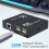 2X 120M USB Extender 4 Port USB1.1 Hub Extender over RJ45 Ethernet USB UTP Extension Transmitter Receiver-US Plug 5