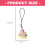 Multifunctional Resin Horse Designs Accessory Suitable-Yellow 3