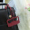 Stylish 10 Color PU Leather Keychain Accessory Geometric-Blue 6