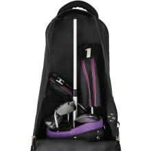 3X Club Stiff Arm, Travel Bag Support Rod Stick with Anti-Impact Support Cover,Foldable Bag Support Stick