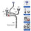 Flexible Kitchen Sink Drain Set Double 110mm Tall Low Cup-B 5