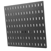 Pegboard Wall Organizer NoDrill Installation Black Plastic Panel for Tools and Accessories Storage
