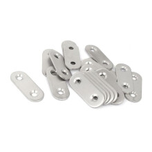 Stainless Steel Flat Bracket Straight Mending Fixing Plates 40mm 200pcs