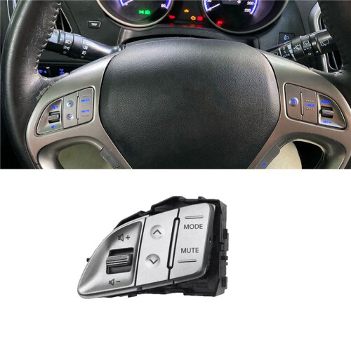 10X Multi-Function Steering Wheel Button Volume Adjustment Button Cruise Control  for  Tucson IX35 A 1
