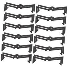 50pcs Pegboard Hook Locks Plastic Locking Clips for Secure Tool Storage in Garage and Workshop