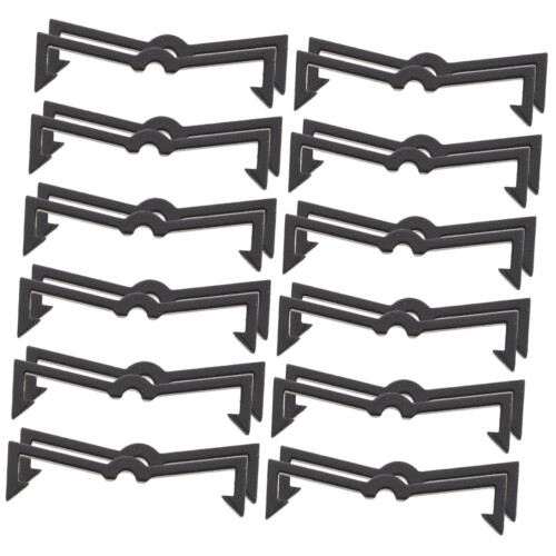 50pcs Pegboard Hook Locks Plastic Locking Clips for Secure Tool Storage in Garage and Workshop