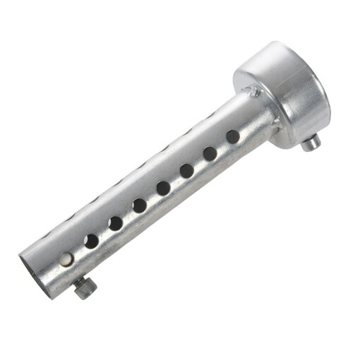 4X Silver Motorcycle Exhaust Can Muffler Insert Baffle DB Killer Silencer 45mm X 140mm 2