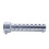 3X Silver Motorcycle Exhaust Can Muffler Insert Baffle DB Killer Silencer 35mm X 140mm 4