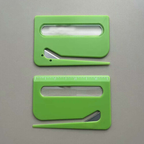 Envelope Opener with Hidden Blade Scale and Magnifier for 2
