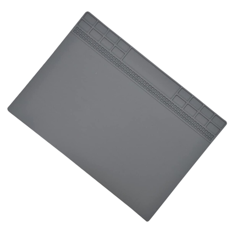 Silicone Soldering Mat With Compartments, Heat Resistant Electronics Work Surface Antistatic 9771547143536