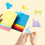Χαρτί Origami, 100 φύλλα διπλής όψης, φωτεινά χρώματα, χειροποίητο χαρτί Origami, τε 5