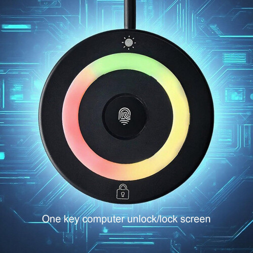 USB Fingerprint Scanner for Windows Hello with 360 Touch Recognition and Fast 0.5s Unlock 2