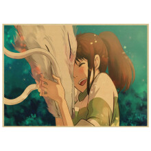 Ronde Diamant Diamant Schilderij Meubels Decoratie DIY Ouder-Kind Interactieve Diamant Schilderij Spirited Away Comic