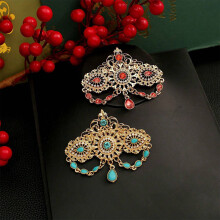 Broche en alliage robuste avec cristaux arabes marocains,-SS6