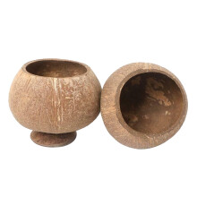 Coconut Shell Bowl Coconut Shells Vegans Breakfast Bowls Eco-Friendly for Drink Dessert Fruit Snacks Coconut Shell Cup