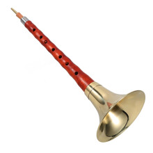 Professional Wooden Chinese Suona Wind Instrument for Beginners with Accurate Tone and Polished Bowl