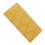 Rubber Table Tennis Racket Handle Grip Heat Shrink-Yellow 1