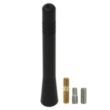 4 Inch Short Black Aluminum Antenna Mast for 2010 Ford F150 FX4 – Durable Build, Easy Hand Install