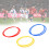 Professional 30cm Diameter Agility Rings Set Transportable 2