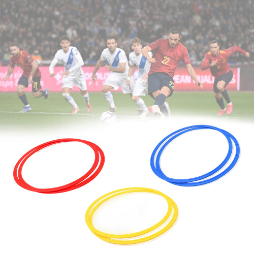 Professional 30cm Diameter Agility Rings Set Transportable 1