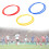 Professional 30cm Diameter Agility Rings Set Transportable 4
