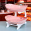 Serving Stand For Treats Appetizers Quick Assembly-white brown 5