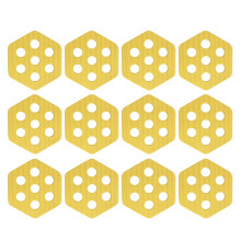 12lots Light weight Nonslip Surfboards Pad with-Yellow