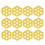 Tapis de préhension hexagonal pour planches de surf, 12-Jaune 1
