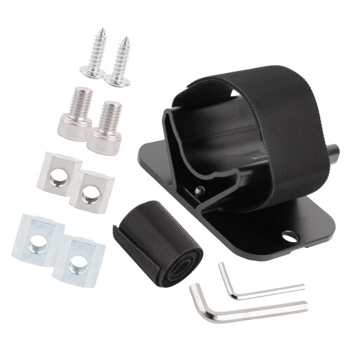 Support de support de roue arrière de vélo usiné avec-Noir