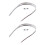 2Pcs Comfortable Swim Gear Strap with Lock Clamps Diving-grey 1