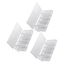 3Pcs Fishing Lures Box Outdoor Fishing Tool Box Portable Tackle