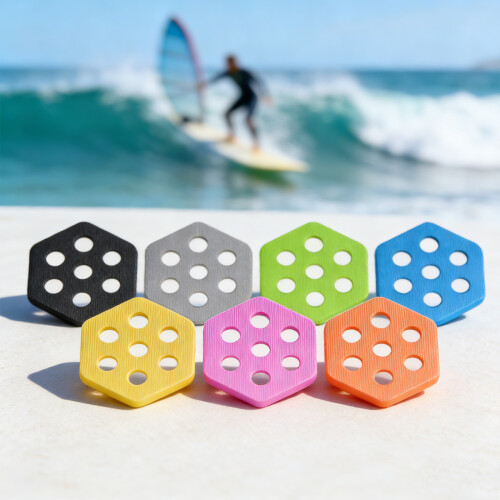 Planches de surf hexagonales, accessoires antidérapants,-Bleu 2