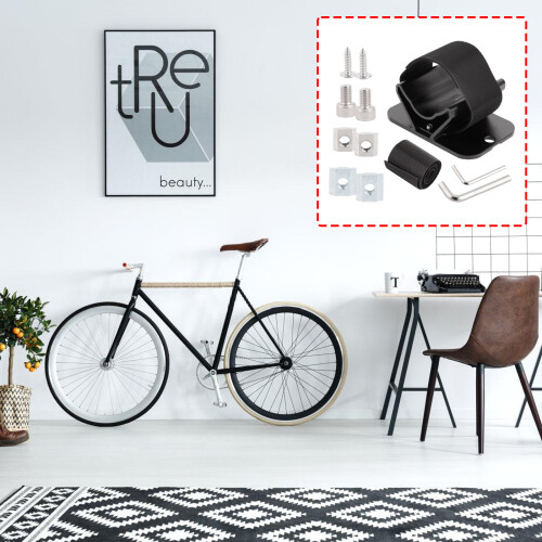 Aluminum Alloy Quick Installation Bicycles Rear Wheel-Black 2