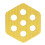 Paquet de 12 planches de surf hexagonales, accessoires-Rose 5