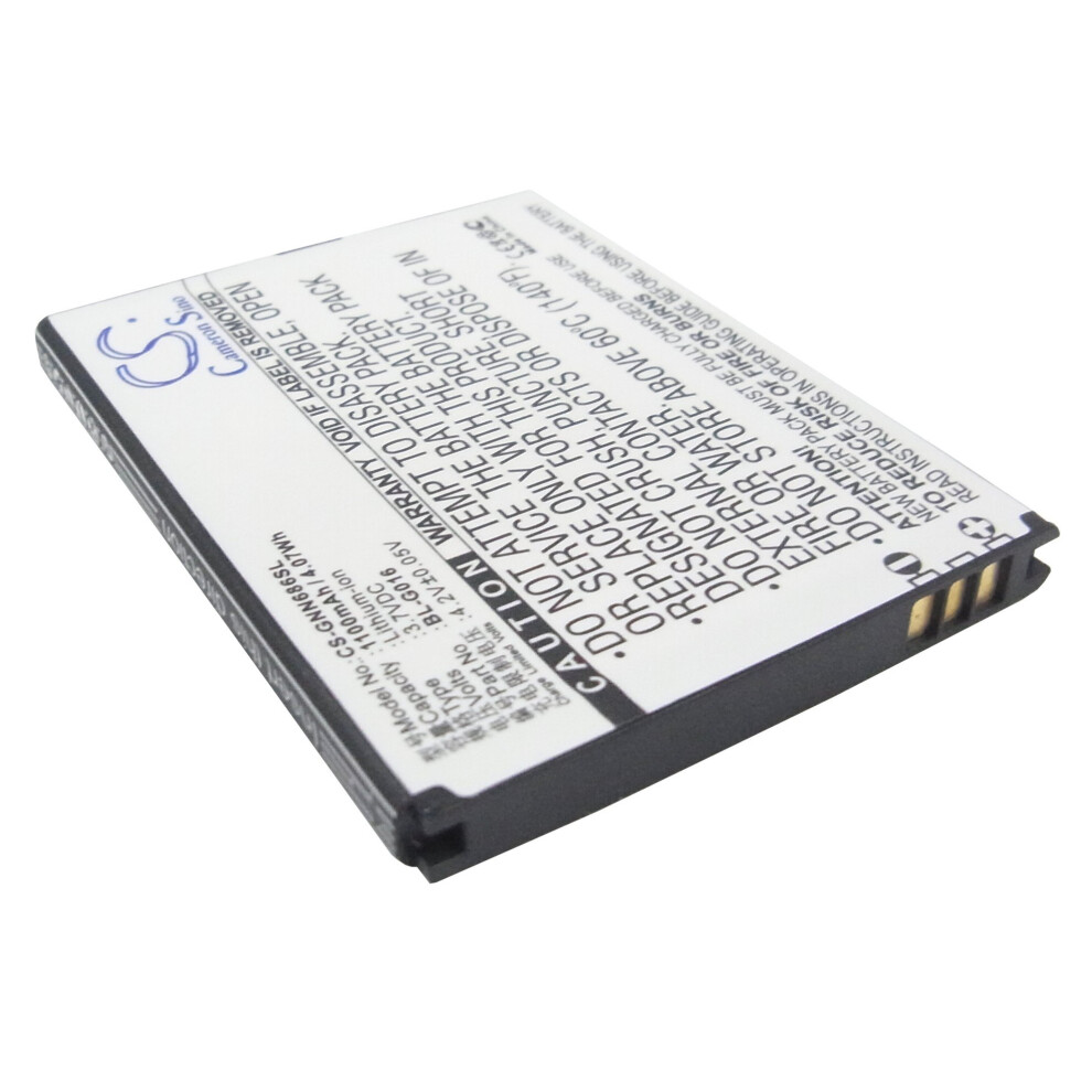 Replacement Battery For Ngm Wemove Legende 3.7V 1100Mah Liion With Reliable Power Delivery 9092120229417