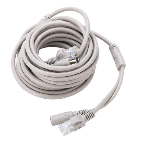 Ethernet CCTV Cable RJ45 Power Network Cable for IP Cameras NVR System SingleCable Installation 1