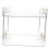 2 Tier Bathroom Organizer with Detachable Layers, Double Layer Vanity Storage Rack for Home Kitchen 1
