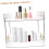 2 Tier Bathroom Organizer with Detachable Layers, Double Layer Vanity Storage Rack for Home Kitchen 4