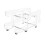 Can Dispenser Storage Organizer Bins Adjustable Rolling Can Organizer with Two Tiers Rolling Jar Boxes Kitchen Storage 1