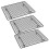 Baking- Tools Cake Cooling Rack Square Non-Stick Drying Net Cake Bread Cooling Rack 25.5x23x3cm 1