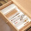 Kitchen Drawer Tableware Organization Frame Adjustable Cooking Tableware Tray Plastic Tableware Chopsticks Rack 2