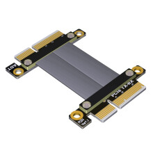 PCIe 4.0 x4 Riser Cable 15cm Flexible Ribbon Extension Male to Male Board Connection R22NS