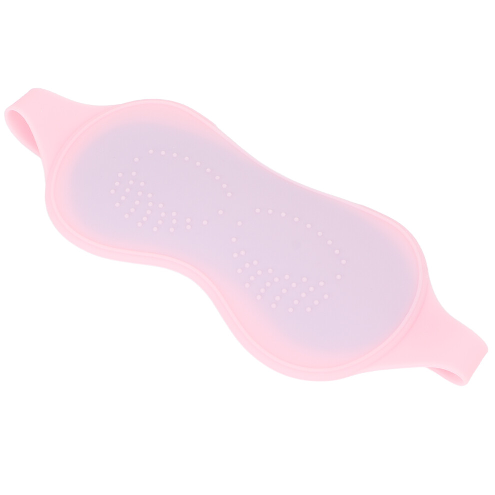 Unisex Pink Reusable Silicone Gel Eye Pad For Hot Cold Compress,
