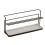 Bottle Drying Rack Cup Storage Rack with Drainage Tray Kitchen Mug Organizing Rack Black 1