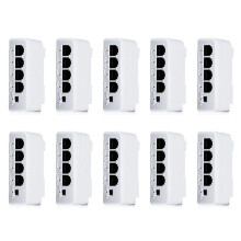 10St 4 Portar 1 Till 3 Portar PoE Extender Passiv Kaskadbar IEEE802.3Af 100Mbs för IP-ÖVerföringsrepeaterswitch NVR IP